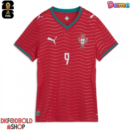 Portugal Goncalo Ramos #9 Hjemmebanetrøje Dame VM 2026 Kort ærmer